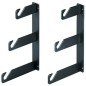 Soporte Fondos pared 3 ganchos CROMALITE