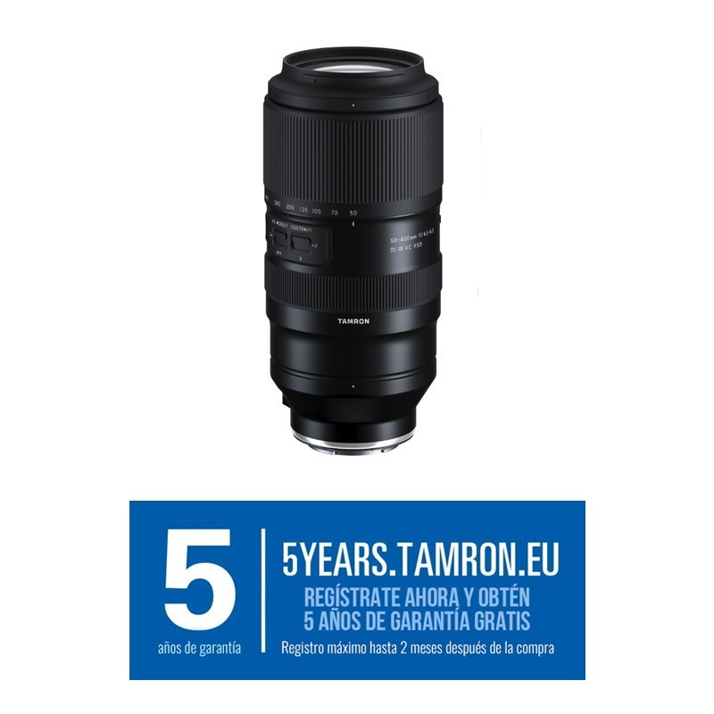 TAMRON 50-400mm F/4.5-6.3 Di III  VC VXD