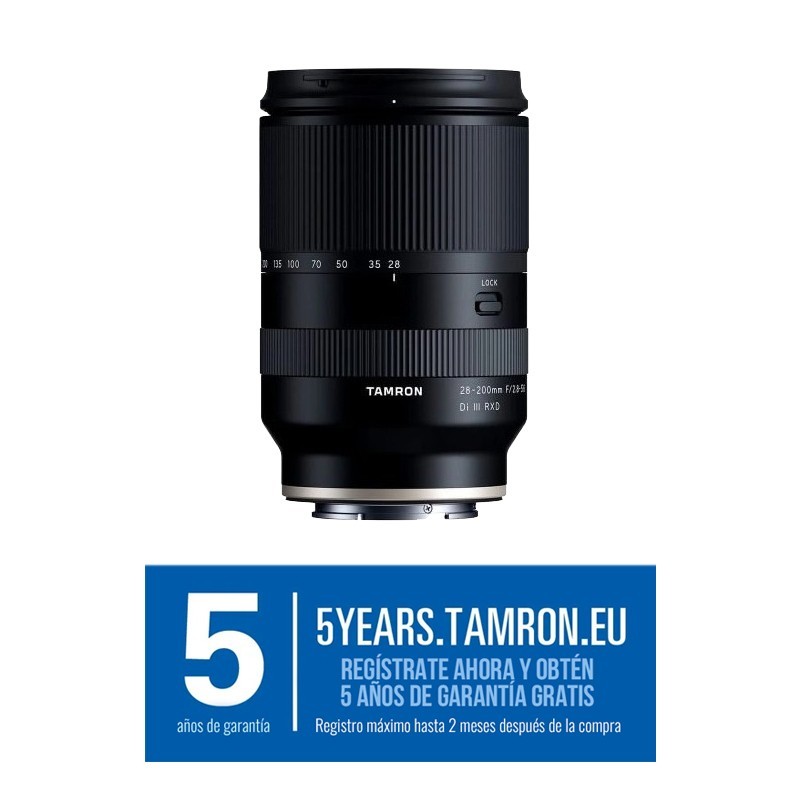 TAMRON 28-200mm F/2.8-5.6 DI III RXD SONY E TAMRON 28-200mm F/2.8-5.6 DI III RXD SONY E