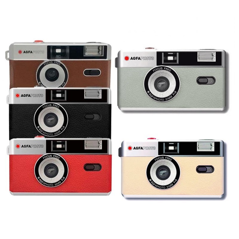 CÁMARA ANALÓGICA VINTAGE AGFAPHOTO ROJA