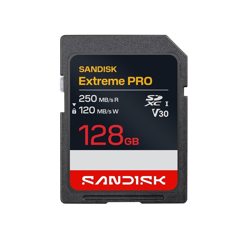 Sandisk SD Extreme Pro SDXC 128GB 250MB/s