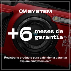 OM SYSTEM Cámara TG7  Cámara compacta de 12 MP Ultra resistente