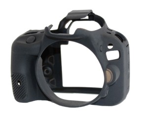 Funda Protectora Silicona CANON EOS 100D Negra EASYCOVER