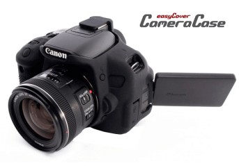 Funda Protectora Silicona CANON 700D / 650D Negra EASYCOVER