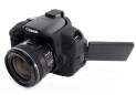Funda Protectora Silicona CANON 200D Negra EASYCOVER