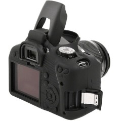 Funda Protectora Silicona CANON EOS 1200D Negra EASYCOVER-1