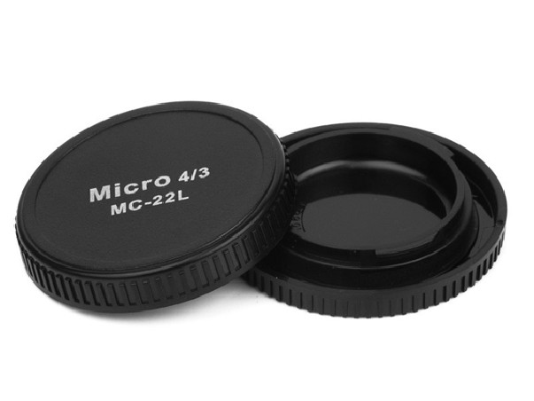 Tapaderas Micro 4/3 Cámara y Objetivo