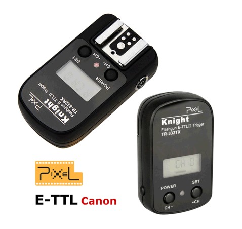 Disparador Flash E-TTL Canon Pixel Knight TR-332