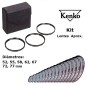 KIT LENTES MACRO KENKO CLOSE UP 49mm a 77mm