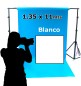 Fondo Fotográfico de Cartulina Blanco 1,35x11 mts
