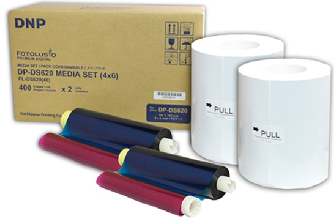DNP DS620 Papel 10x15 15x20 (2 Bobinas)