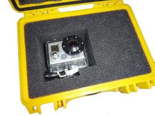 Peli maleta 1120 Amarilla con Foam 