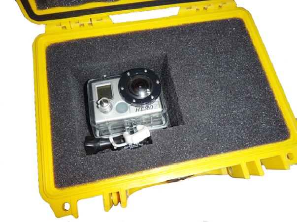 Peli maleta 1120 Amarilla con Foam