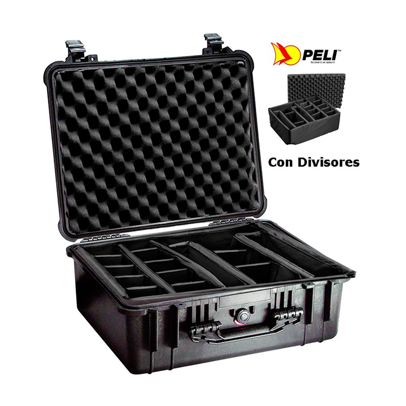 Peli Maleta 1550 con Divisores Peli Maleta 1550 con Divisores
