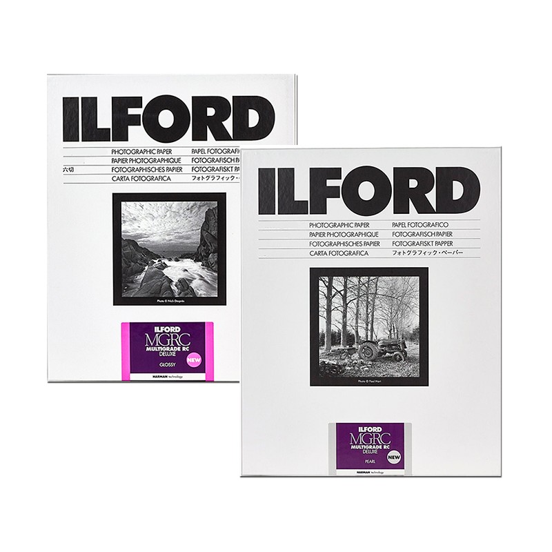 Papel Blanco y Negro ILFORD MULTGRADE RC DELUXE 13x18 25H
