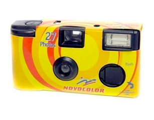 Cámara Desechable con Flash 27 fotos NOVOCOLOR