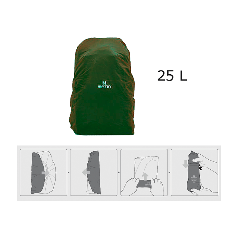 Capa funda de lluvia para Mochila 25L Capa funda de lluvia para Mochila 25L