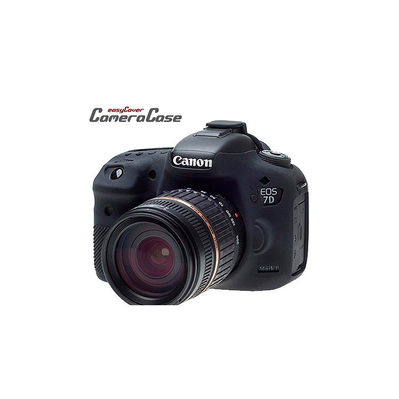 Funda Protectora Silicona CANON EOS 5D Mark II Negra EASYCOVER