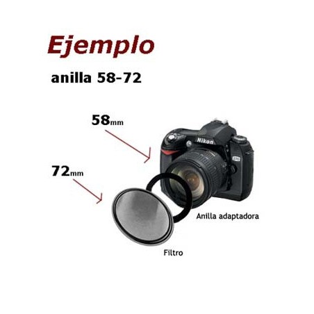 Anilla cambio de Rosca 67-58mm