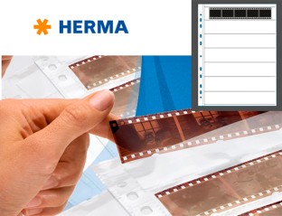Hoja archivadora Negativos 135mm HERMA