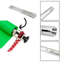 Tubo de aluminio para Fondos de Estudio