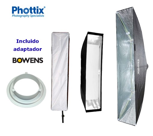 Ventana Disfusora Softbox STRIP 30x150 Luna PHOTTIX Bowens