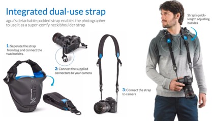 Funda Cámara Pistolera Waterproof MIGGO AGUA X 25 correa dual