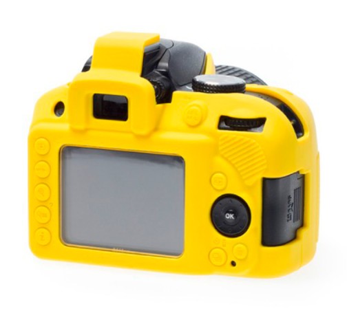 Funda Protectora Silicona NIKON D3300 Amarilla EASYCOVER