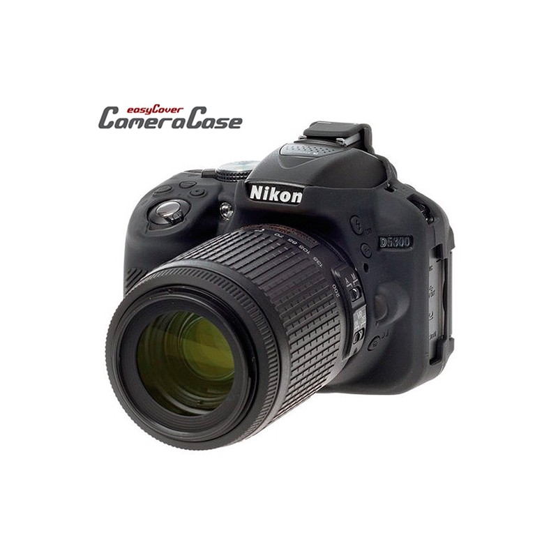 Funda Protectora Silicona NIKON D5300 Negra EASYCOVER