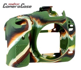 Funda Protectora Silicona CANON 7D Mark II Camuflaje EASYCOVER