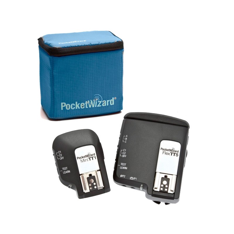Pocket Wizard Mini TT1 + Flex TT5 + Funda Nikon