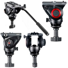 Manfrotto Trípode Video MVT502AM + MVH500A Rótula