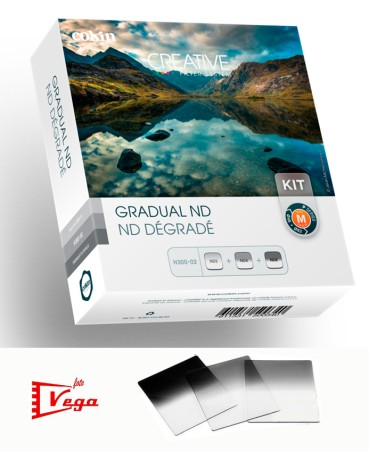 Kit Filtros COKIN Gris ND Degradado ND2 / ND4 / ND8 Tamaño M
