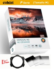 Kit Filtros COKIN Gris ND Degradado ND2 / ND4 / ND8 + Portafiltros Serie P