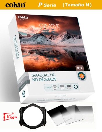 Kit Filtros COKIN Gris ND Degradado ND2 / ND4 / ND8 + Portafiltros Serie P