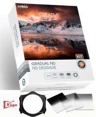 Kit Filtros COKIN Gris ND Degradado ND2 / ND4 / ND8 + Portafiltros Tamaño M
