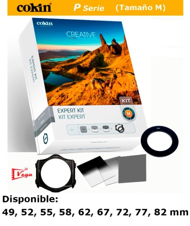 Kit Filtros COKIN Gris ND4 + Degradado ND4 / ND8 + Portafiltros Serie P + Anillo 52mm