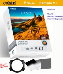 Kit Filtros COKIN Gris ND4 + Degradado ND4 / ND8 + Portafiltros Serie P