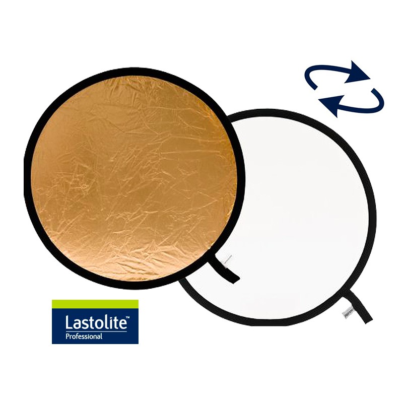 LASTOLITE Reflector Plegable reversible Oro / Plata 95 cms LASTOLITE Reflector Plegable reversible Oro / Plata 95 cms