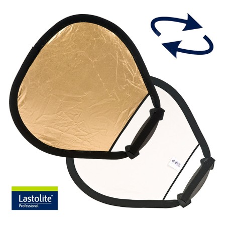 LASTOLITE Reflector TRIGRIP reversible Oro / Blanco 45 cms