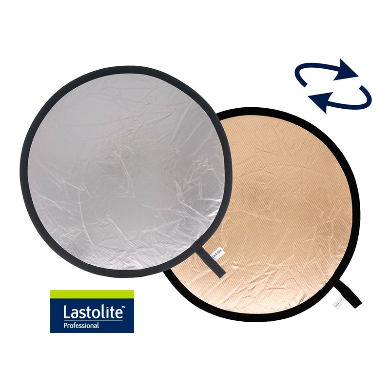 LASTOLITE Reflector Plegable reversible Sunfire / Plata 50 cms LASTOLITE Reflector Plegable reversible Sunfire / Plata 50 cms