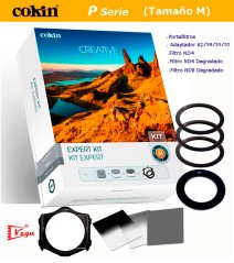 Kit Filtros COKIN Gris ND4 + Degradado ND4 / ND8 + Portafiltros Tamaño M + Anillos 52/55/58/62mm
