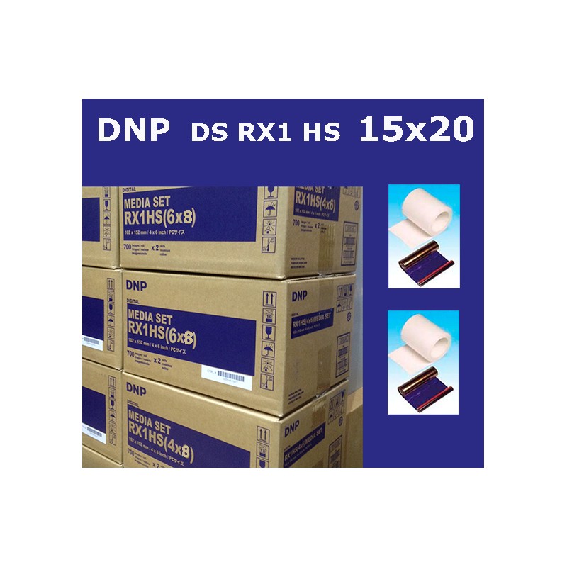 DNP DS RX1 HS Papel 15x20 (2 Bobinas) DNP DS RX1 HS Papel 15x20 (2 Bobinas)
