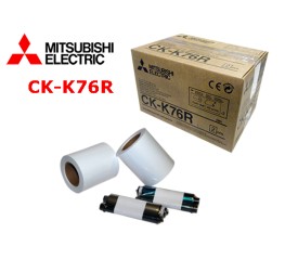 MITSUBISHI CK-K76R Papel Impresora CP-K60DW-S