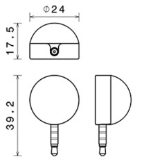 Fotómetro para IPhone Lumu dimensiones