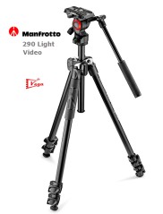 Manfrotto Trípode 290 Light Video 2 Way