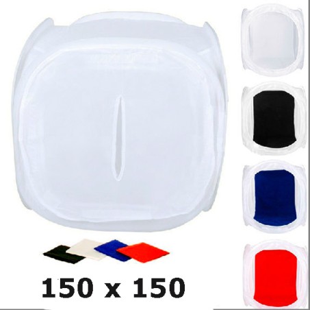 Cubo Difusor 150x150 cms con Fondos