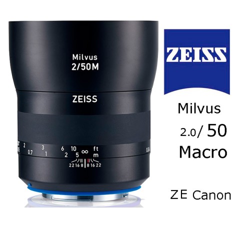 Zeiss MILVUS 50mm F/2 MACRO ZE Canon