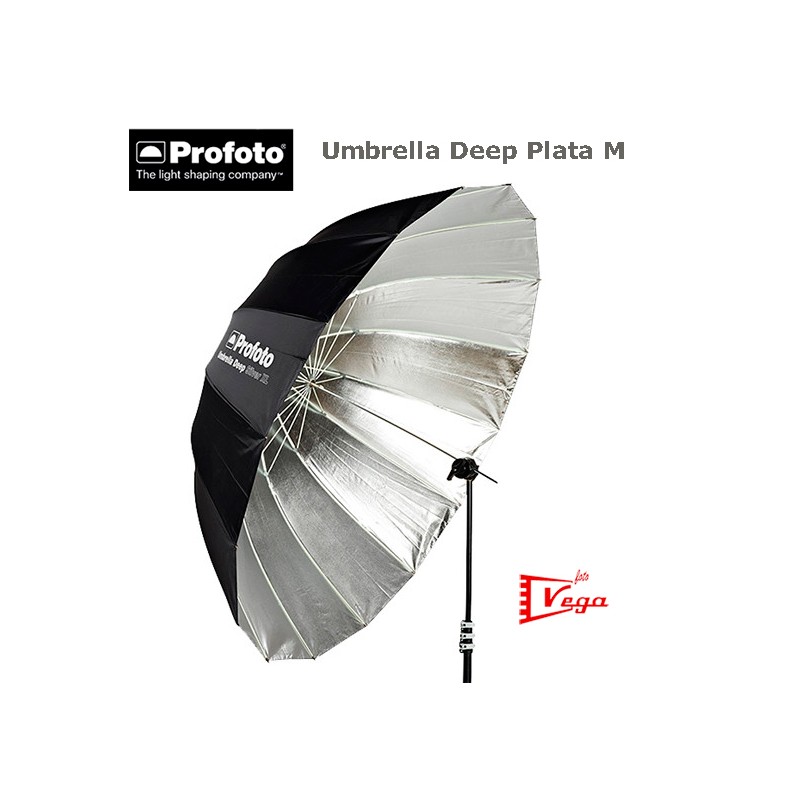 PROFOTO PARAGUAS DEEP PLATA M