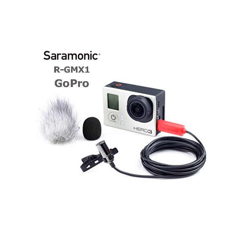 Micrófono de Solapa para GoPro SARAMONIC R-GMX1